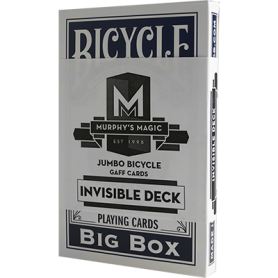 Mazzo invisibile Bicycle Jumbo (Blu) - Trick