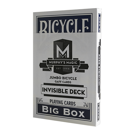 Mazzo invisibile Bicycle Jumbo (Blu) - Trick