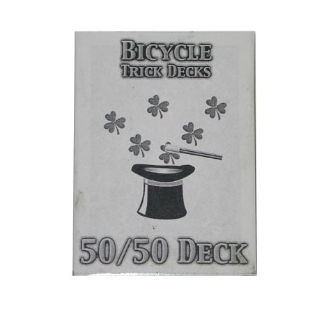 50/50 Decks Bicycle (Blue) Mazzo da forzatura