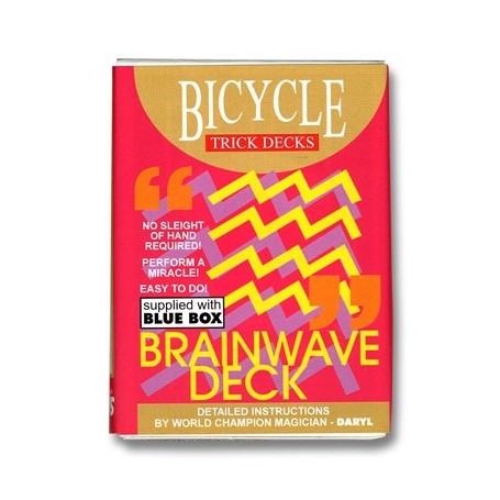 Brainwave Deck Bicycle (Blue Case) - Carta pensata e girata