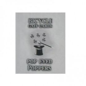 Pop Eyed Popper Deck Bicycle (Red) mazzo da forzatura