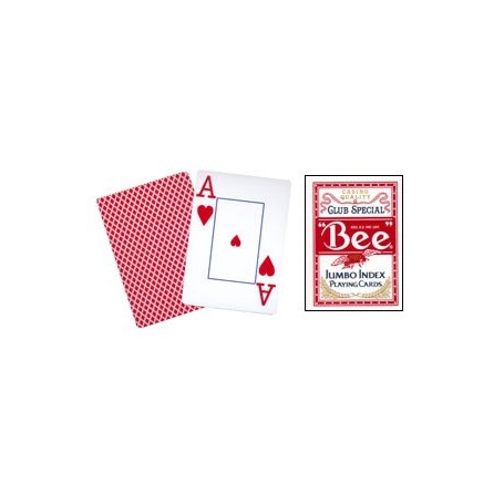 Cards Bee Poker Jumbo Index (Red)