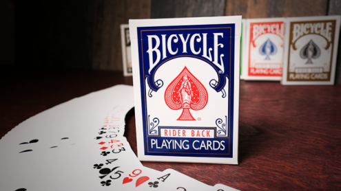 Mazzo Bicycle Rider Back (Blu) by US Playing Card Co