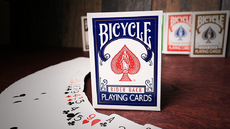Mazzo Bicycle Rider Back Vecchia Scatola Poker (Blue) by US Playing Card Co