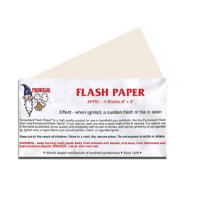 Theatre Effects Pyrowizardâ„¢ Flash Paper Sheets - 4 sheets 8"x9"