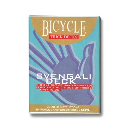 Mazzo Bicycle Svengali dorso Blu - Trick