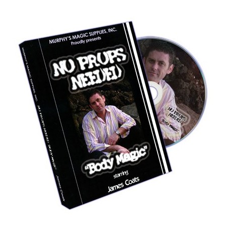 No Props Needed (Body Magic) by James Coats - DVD