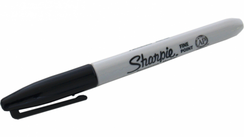 (Ungimmicked) Fine-Tip Sharpie (Black)