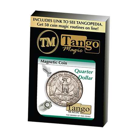 Magnetic Coin D0026(Quarter Dollar) by Tango - Trick