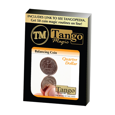 Balancing Coin (Quarter Dollar)(D0066) by Tango Magic - Trick