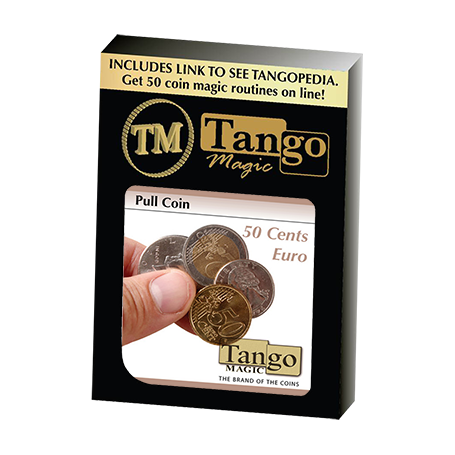 Pull Coin (50 Cent Euro)(E0046) by Tango Magic -Trick