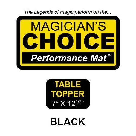 Table Topper Close-Up Mat (BLACK - 7x12.5) by Ronjo - Trick