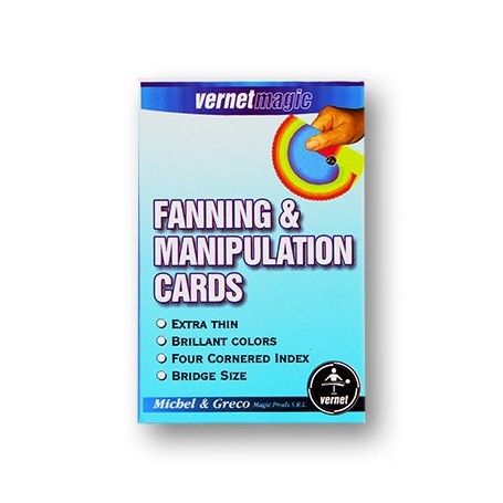 Fanning & Manipulation cards (4 color) Vernet - Trick