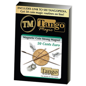 Magnetic Coin Strong Magnet 50 cents Euro (E0019) by Tango - Trick