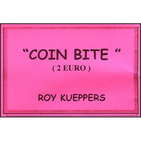 Coin Bite 2 Euro by Roy Kueppers - Moneta morsicata