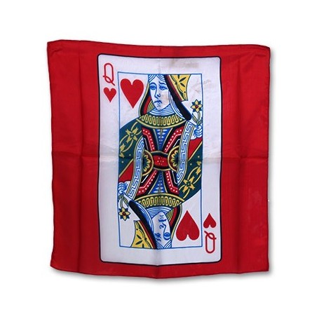 Foulard 45 x 45 Carta Regina di Cuori by Gosh - Trick