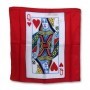 Foulard 45 x 45 Carta Regina di Cuori by Gosh - Trick