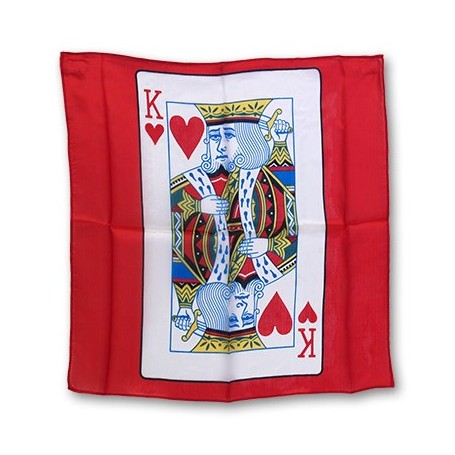 Silk 18 inch King of Hearts Card from Magic by Gosh - Trick