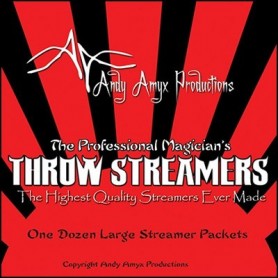 Throw Streamers by Andy Amyx( 1dozen equals 1 unit)- Trick