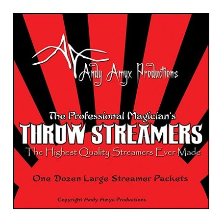 Throw Streamers by Andy Amyx( 1dozen equals 1 unit)- Trick