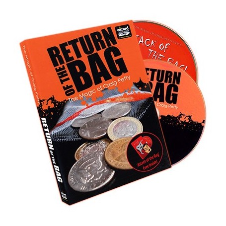Return of The Bag (2 DVD set) by Craig Petty and World Magic Shop - DVD