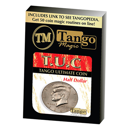 Tango Ultimate Coin (T.U.C)(D0108) Half dollar with instructional DVD by Tango - Trick