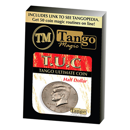 Tango Ultimate Coin (T.U.C)(D0108) Half dollar with instructional video by Tango - Trick