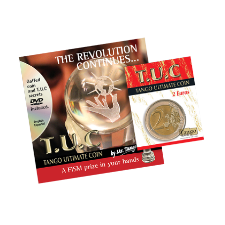 Tango Ultimate Coin (T.U.C.)(E0081)2 Euros with instructional by Tango - Trick