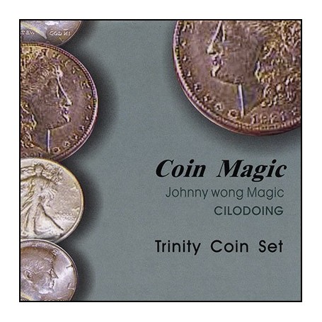 Trinity Coin Set (with DVD) by Johnny Wong - Trick