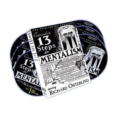13 Steps To Mentalism (6 DVDs) by Richard Osterlind - DVD