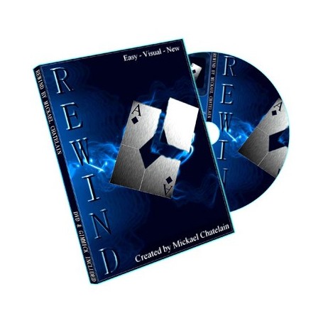 Rewind (Gimmick and DVD, RED) by Mickael Chatelain - Trick