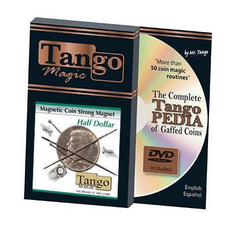 Strong Magnetic Half Dollar (w/DVD)(D0112) by Tango - Trick