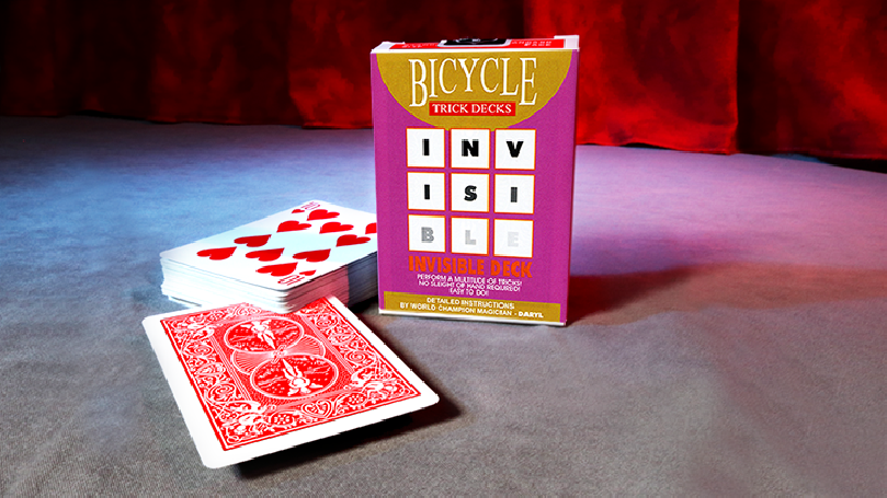 Invisible Deck Bicycle Mandolin (Red)