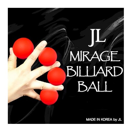 Mirage Billiard Balls by JL (RED, 3 Balls and Shell) - Trick