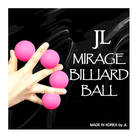 Mirage Billiard Balls by JL (PINK, 3 Balls and Shell) - Trick