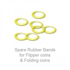 Spare Rubber Bands for Flipper coins & Folding coins - (25 per package) - Elastici