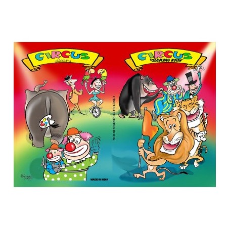 Micro Coloring Book (Circus) by Uday - Libro ce si colora PICCOLO 10x15