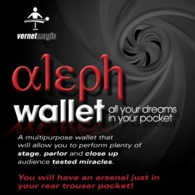 Aleph Wallet (Gimmick and Online Instructions) by Vernet Portafoglio Mentalismo