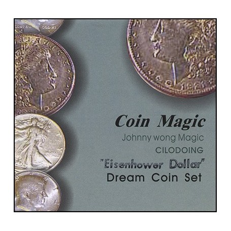 Dream Coin Set EISENHOWER (with DVD) by Johnny Wong - Trick