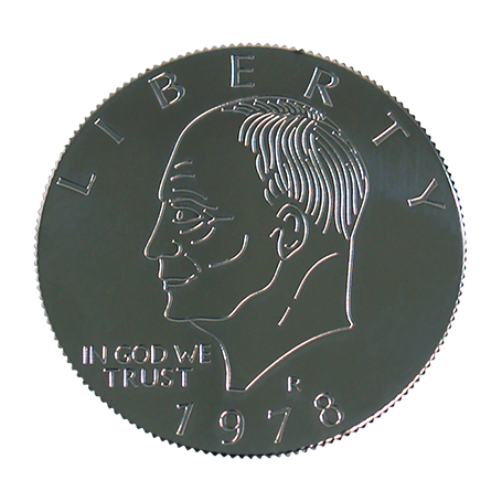 Eisenhower Palming Coin (Dollar Sized)by You Want it We Got it - Trick