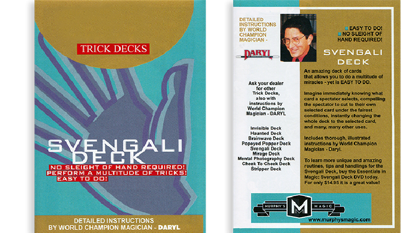 Mazzo Bicycle Svengali Rosso dorso Mandolin  (Blu)