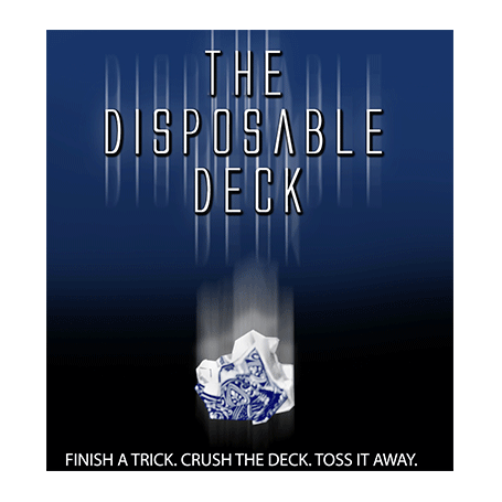 Disposable Deck 2.0 (blue) by David Regal - Trick