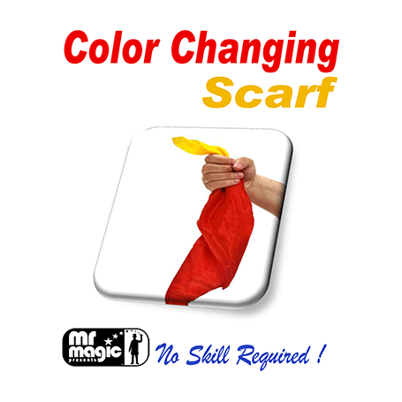 Color Changing Silk Scarf by Mr. Magic - Trick