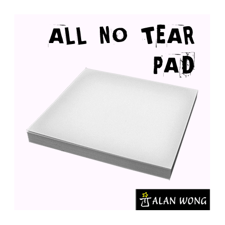 No Tear Pad Piccolo Fogli tutti Non Strappo by Alan Wong - Trick