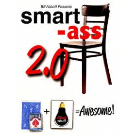 Smart Ass 2.0 (Blue with bonus pack) by Bill Abbott La carta sotto al sedere