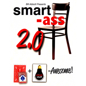 Smart Ass 2.0 (Red with bonus pack) by Bill Abbott - La carta sotto al sedere