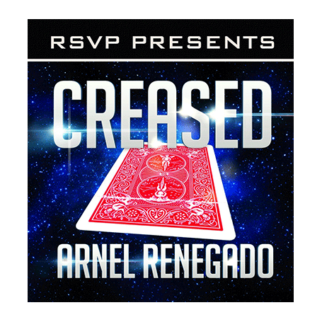 Creased (DVD and Gimmick) by Arnel Renegado and RSVP Magic - DVD