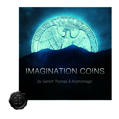 Imagination Coins Euro (DVD and Gimmicks) by Garrett Thomas and Kozmomagic - DVD