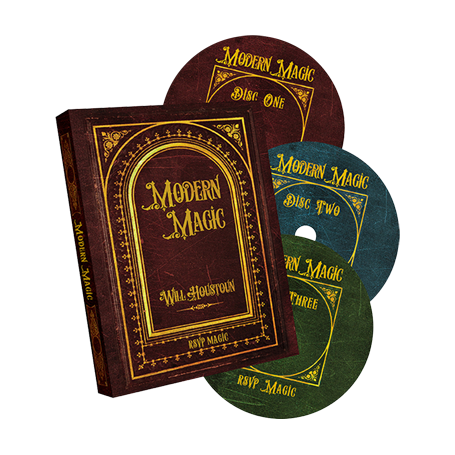 Modern Magic (3 DVD set) by Will Houstoun and RSVP Magic - DVD