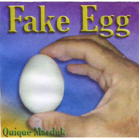 Fake Egg by Quique Marduk - Uovo finto Bianco